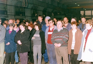 2001. január 03. -  Dolgozói gyűlés -  Fotó: Bathó László